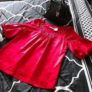 Worthington Puffy Sleeved Blouse